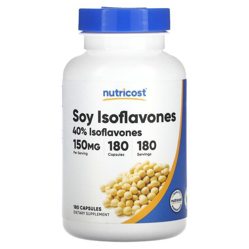 Nutricost,Soy Isoflavones, 150 mg, 180 Capsules