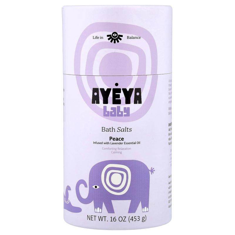 Ayeya,Baby, Bath Salts, Lavender, 16 oz (453 g)