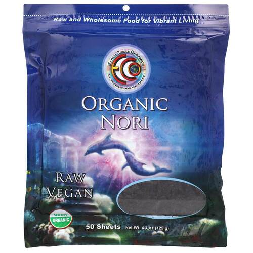 Earth Circle Organics,有机海苔片，50片，4.4盎司（125克）