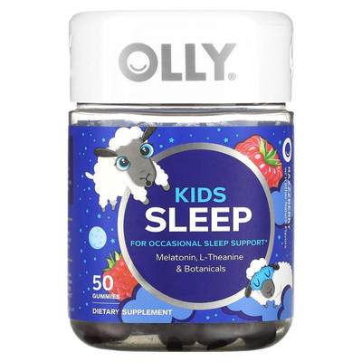 OLLY,Kids Sleep，树莓，70 粒软糖