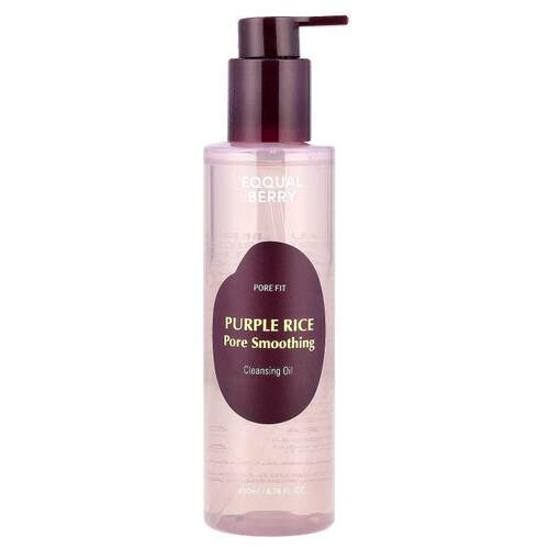EQQUALBERRY,Purple Rice Pore Smoothing, Cleansing Oil , 6.76