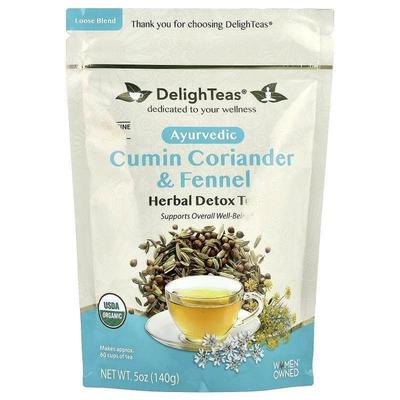 DelighTeas,Ayurvedic Cumin Coriander &amp; Fennel, Herba