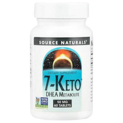源美,7-Keto®代谢物，100 毫克，30 片（每片 50 毫克）