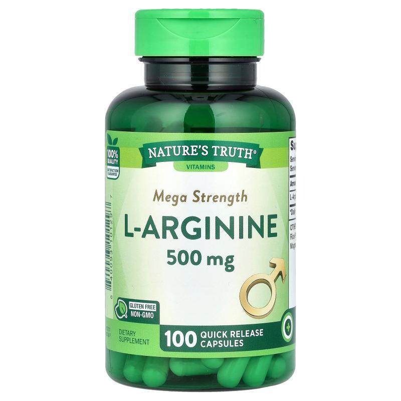 Nature's Truth,L-Arginine, 1,000 mg, 100 Quick Release Capsu