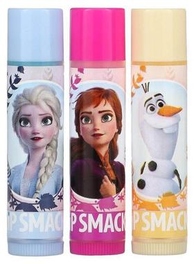 Lip Smacker,Frozen II，润唇膏，三件套，3 件，0.42 盎司（12.0