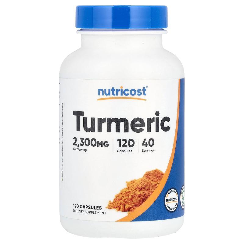 Nutricost,Turmeric, 2,300 mg, 120 Capsules (766 mg per Capsu