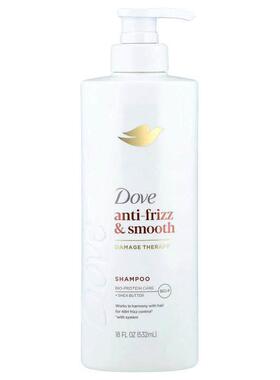 多芬,Shampoo, Anti-Frizz &amp; Smooth, 18 fl oz (532 ml)