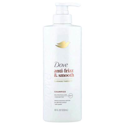 多芬,Shampoo, Anti-Frizz &amp; Smooth, 18 fl oz (532 ml)