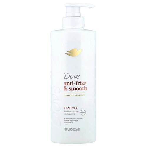 多芬,Shampoo, Anti-Frizz &amp; Smooth, 18 fl oz (532 ml)