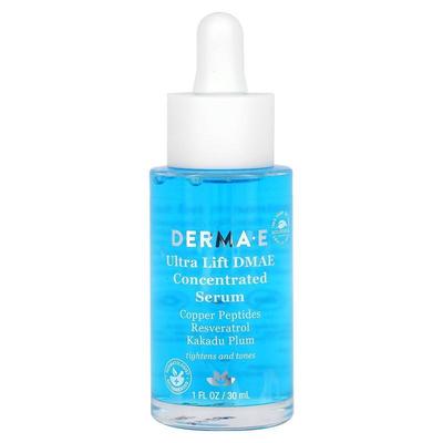 DERMA E,优效提拉 DMAE 浓缩精华，1 液量盎司（30 毫升）