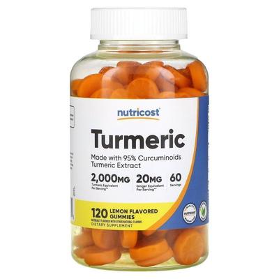 Nutricost,Turmeric, Lemon, 120 Gummies