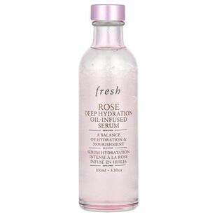 Fresh,Rose, Deep Hydration Oil-Infused Serum, 3.3 fl oz (100