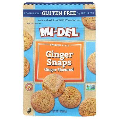 Mi-Del Cookies,瑞典式姜汁饼干，姜，8 盎司（227 克）