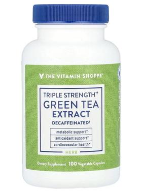 The Vitamin Shoppe,Green Tea Extract, Triple Strength, Decaf