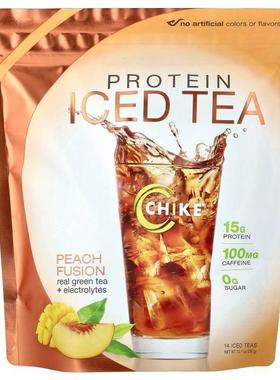 Chike Nutrition,Protein Iced Tea, Peach Fusion, 10.1 oz (287
