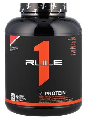 Rule One Proteins,R1 Protein Powder Drink Mix, Strawberries