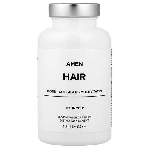 Codeage,Hair, 60 Vegetable Capsules