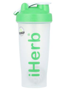 iHerb Goods,带搅拌球搅拌瓶，绿色，28 盎司