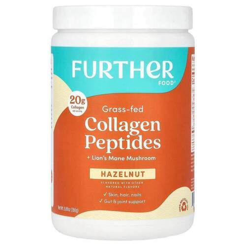 Further Food,Grass-Fed Collagen Peptides + Lion's Mane Mushr