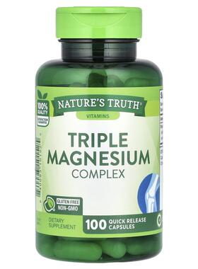 Nature's Truth,Triple Magnesium Complex, 100 Quick Release C