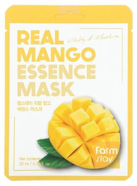 Farmstay,Real Mango Essence Beauty Mask, 1 Sheet Mask, 0.78