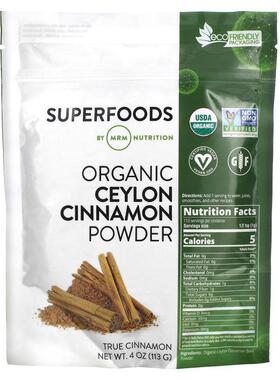 MRM Nutrition,有机锡兰肉桂粉，4 盎司（113 克）