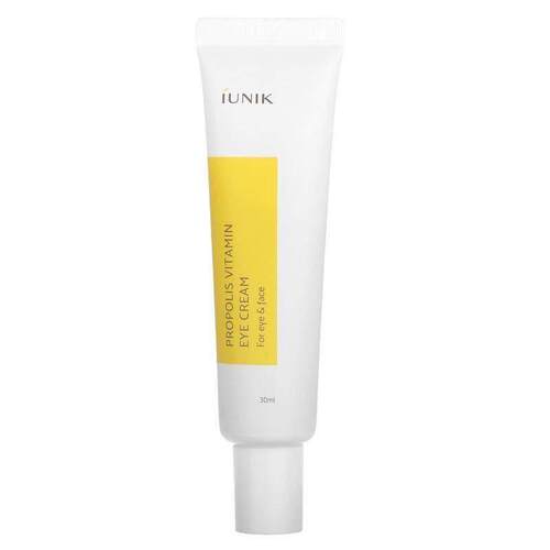 iUNIK,蜂胶维生素眼霜，眼部和面部，1.01 液量盎司（30 毫升）
