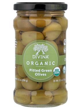 Divina,有机去核绿橄榄