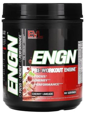 EVL,ENGN, Pre-Workout Engine, Cherry Limeade, 21.16 oz (600
