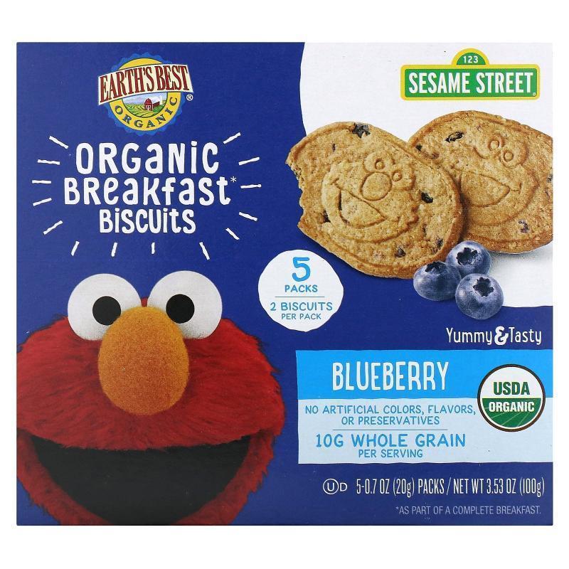Earth's Best,Organic Breakfast Biscuits, For Ages 2 and Up