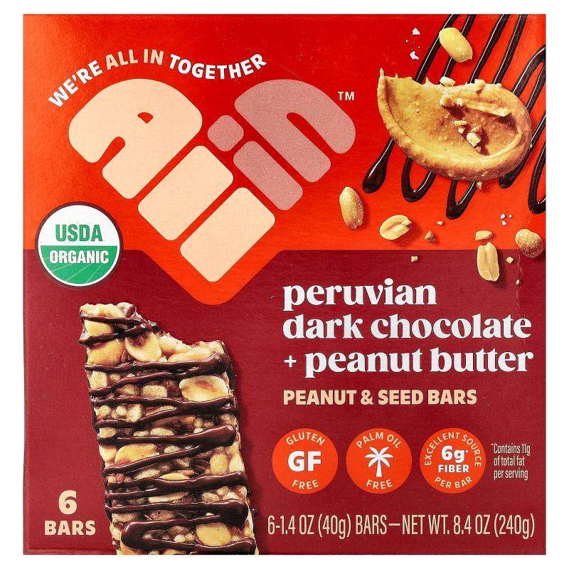 All In Food PBC,Peanut & Seed Bars, Peruvian Chocolate