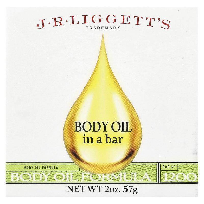 J.R. Liggetts,Body Oil In A Bar , 2 oz (57 g)