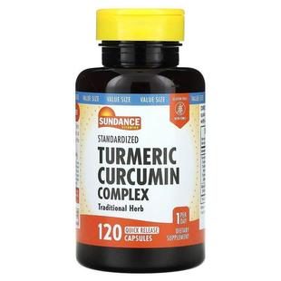 Sundance,Standardized Turmeric Curcumin Complex, 120 Quick R