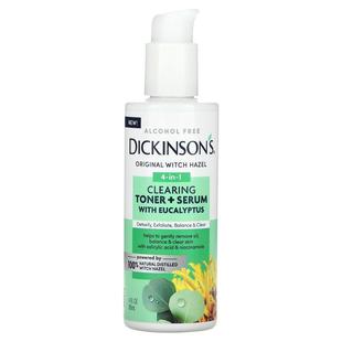 Dickinson Brands,Original Witch Hazel, 4-in-1 Clearing Toner