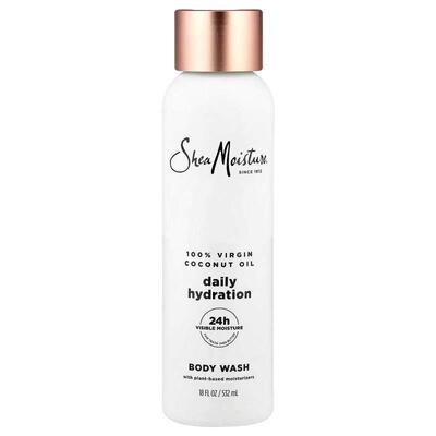 SheaMoisture,Daily Hydration Body Wash, 100% Virgin Coconut