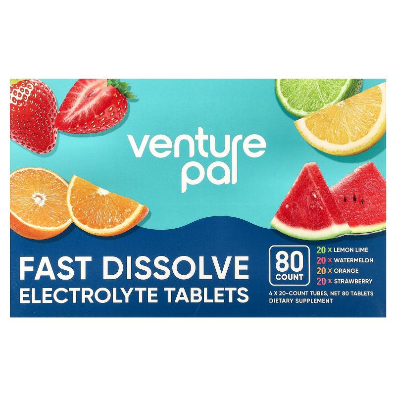 Venture Pal,Fast Dissolve Electrolyte Tablets, Variety Pack