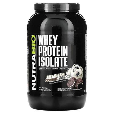 Nutrabio Labs,分离乳清蛋白，冰激凌饼曲奇味