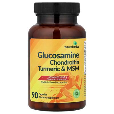 Futurebiotics,Glucosamine, Chondroitin, Turmeric & MSM, 90 C