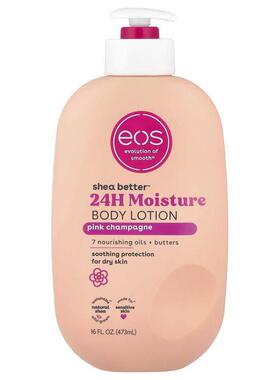 EOS,Shea Better™, 24H Moisture Body Lotion, Pink Champagne,