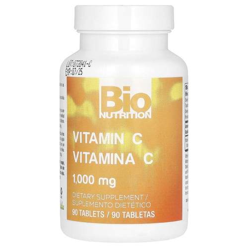 Bio Nutrition,Vitamin C, 1,000 mg, 90 Tablets