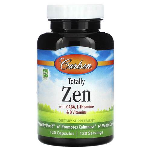 Carlson,Totally Zen with GABA, L-Theanine & B Vitamins,