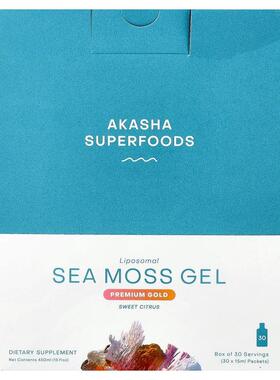 Akasha Superfoods,Liposomal Sea Moss Gel, Sweet Citrus