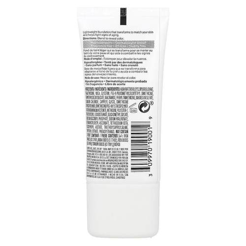 Almay,Ageless Smart Shade Foundation, 600 Tan, 1 fl oz (30 m