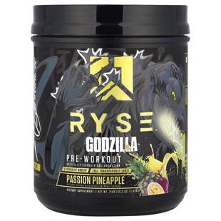 Ryse Supps,Godzilla,锻炼前,激情菠萝味,1.6 磅(714 盎司)