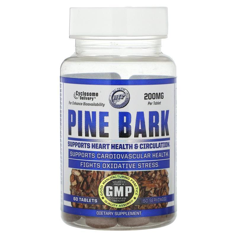 Hi Tech Pharmaceuticals,Pine Bark, 200 mg, 60 Tablets