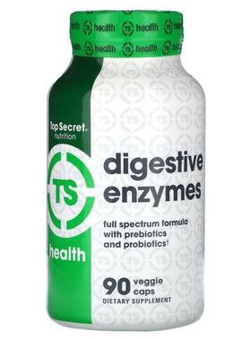 Top Secret Nutrition, LLC,Health, Digestive Enzymes , 90 Veg