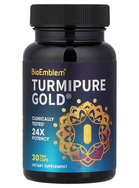 BioEmblem,Turmipure Gold®, 30 Tiny Caps (300 mg per Cap)