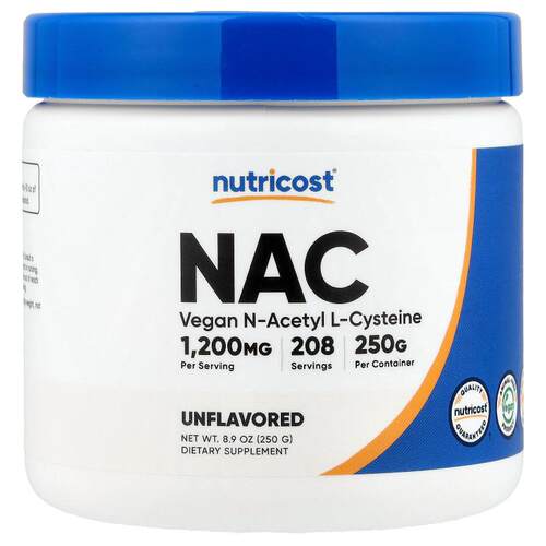 Nutricost,NAC, Unflavored , 8.9 oz (250 g)