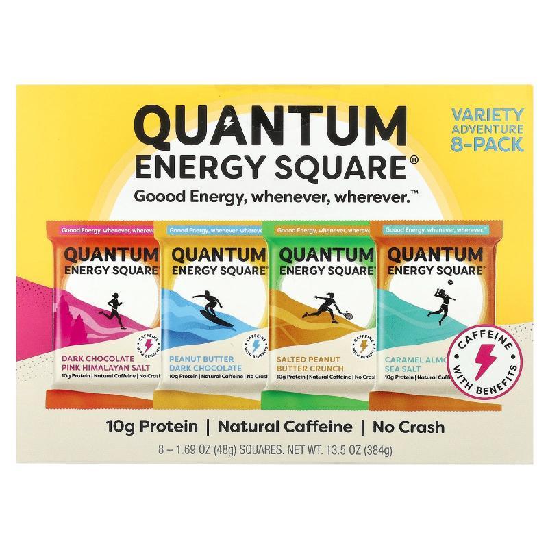 QUANTUM ENERGY SQUARE,Variety Adventure 8-Pack, 8 Squares, 1