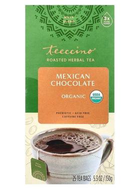 &nbsp;Chocolate, Caffeine Free, 25 Tea Bags, 5.3 oz (150